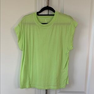 a new day Neon Lime Crewneck Short Sleeve Tee